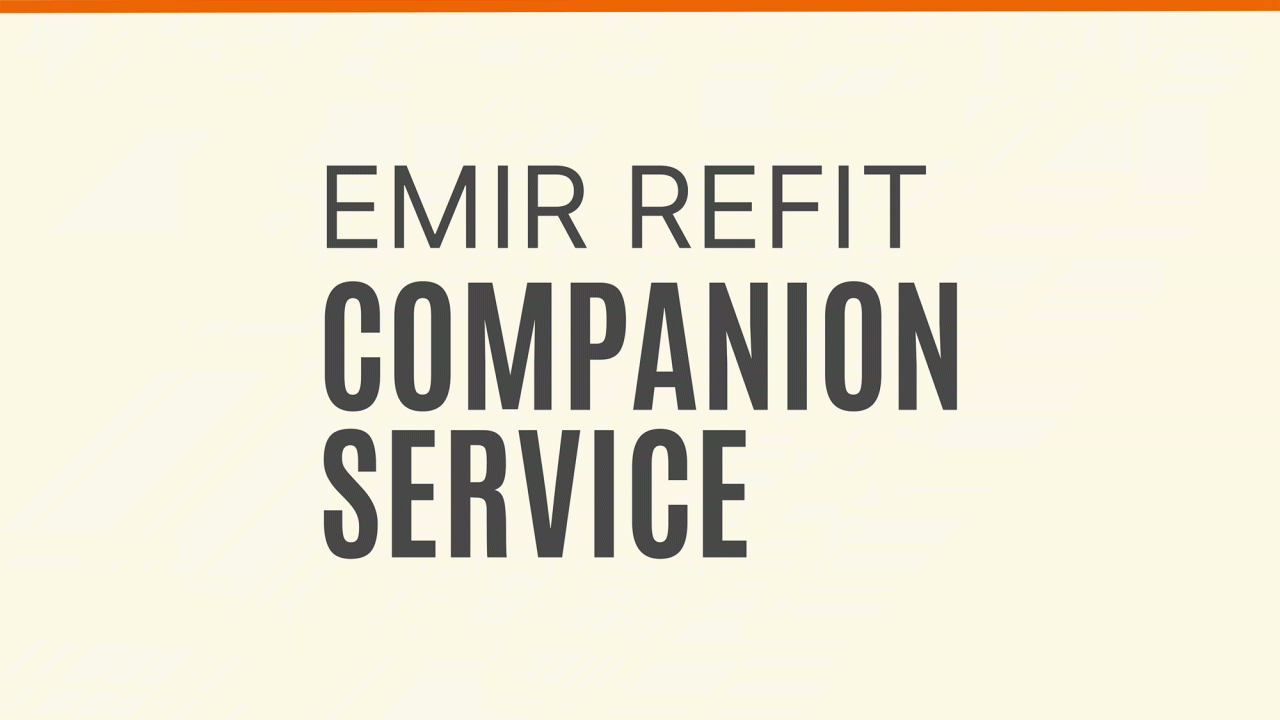 Meldeprozesse automatisieren mit dem oraïse EMIR-REFIT Companion Service